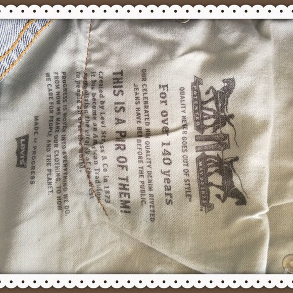 Levi’s® Men's 505™ 38 x 29 Regular Straight Fit Jeans Blue Wash NEW with Tag - Picture 7 of 12